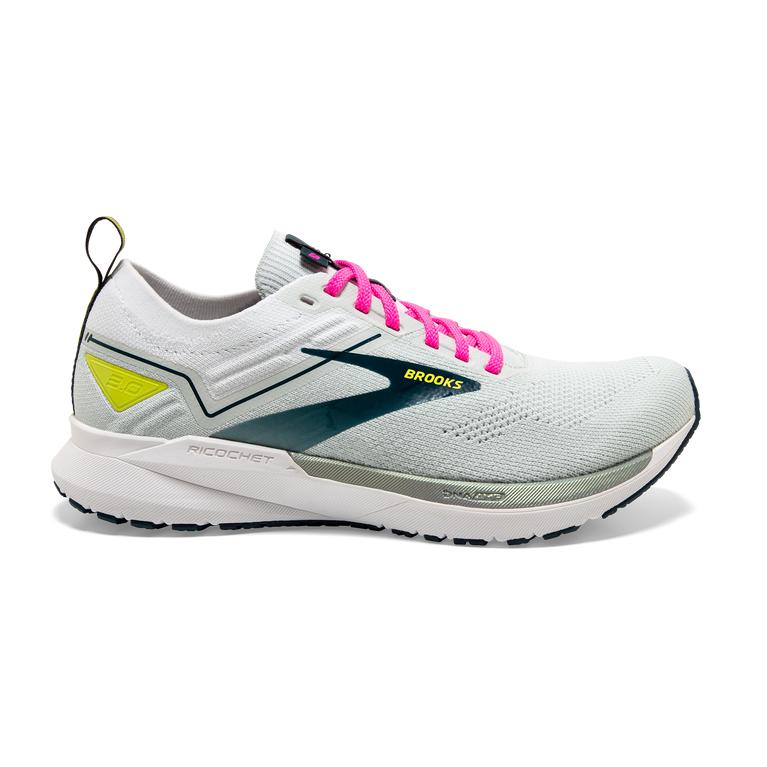 Brooks Ricochet 3 - Womens Lightweight Road Running Shoes - Ice Flow/Pink/Pond/Turquoise (13672OMVE)